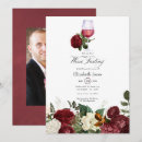 Search for wine bridal shower invitations Red