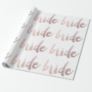 Search for bride to be wrapping paper Elegant