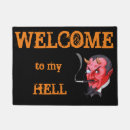 Search for satan doormats Halloween