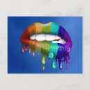 Search for lips postcards Rainbow