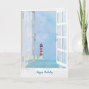 Search for a happy birthday lighthouse cards invites Ocean