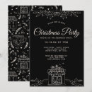 Search for black and white christmas invitations Celebration
