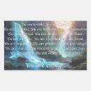Search for position rectangle stickers Encouragement