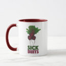 Search for funny vegetarian mugs Red