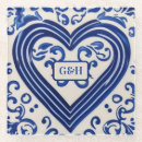 Search for blue ceramic coasters Delft