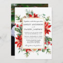 Search for poinsettia invitations Vintage
