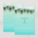 Search for peacock table cards Elegant