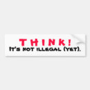 Search for think bumper stickers Big