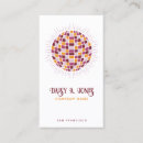 Search for disco business cards Boho