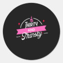 Search for funny 30th birthday stickers Thirty