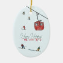 Search for snow ski christmas tree decorations Watercolor