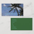 Search for blue sky and clouds business cards Travel