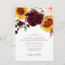 Search for red and yellow wedding invitations Sunflower