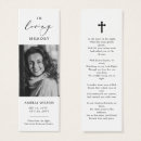 Search for funeral poem Photo memorial bookmark