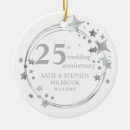 Search for silver star christmas tree decorations Anniversary