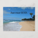 Search for trust in god postcards Faith