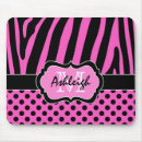 Search for zebra and pink mousepads Chic