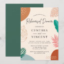 Search for summer rehearsal dinner invitations Palm leaves