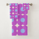 Search for purple flowers bath towels Pattern