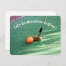 Search for miniature golf invitations Golfer
