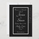 Search for monochrome invitations Sophisticated