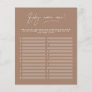 Search for baby shower gender guessing games Modern