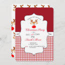 Search for rudolph invitations Red
