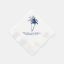 Search for beach wedding napkins Sea