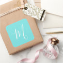 Search for aqua monogram stickers Chic
