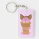 Search for ice cream rectangular key rings Cone
