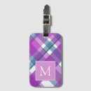 Search for plaid luggage tags Pink