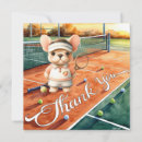 Search for tennis thank you cards Player