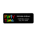 Search for new years eve return address labels Colourful