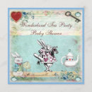 Search for vintage tea party invitations White rabbit