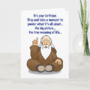 Search for meaning of life postcards Humour