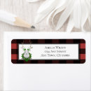 Search for festive return address labels Rustic