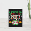Search for drummer christmas cards Santa claus
