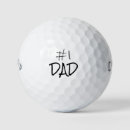 Search for no 1 dad golf balls Black
