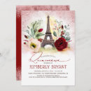 Search for eiffel tower quinceanera invitations Blush