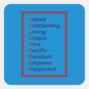 Search for valued stickers Red