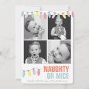 Search for naughty or nice christmas cards Red