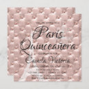 Search for pink paris quinceanera invitations Rose gold