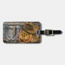 Search for cowboy hat luggage tags Western