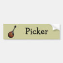 Search for mandolin bumper stickers Music