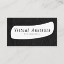 Search for virtual assistant business cards Services