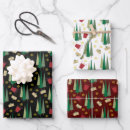 Search for retro style christmas wrapping paper Xmas