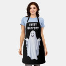 Search for funny ghost aprons Halloween