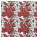 Search for red roses fabric Flower