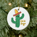 Search for sombrero christmas tree decorations Cactus