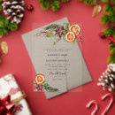 Search for mistletoe wedding invitations Rustic